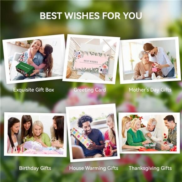 6 PACK Solar Lights Garden, Upgraded with 24 Enlarged Blooming Lily Flowers - Picture 7 of 8